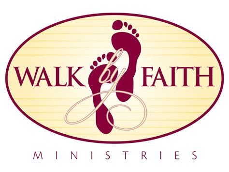 Walk By Faith Ministries Logo Design Walk By Faith Walking By