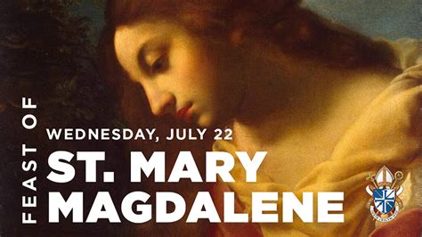 Feast Of Saint Mary Magdalene July 22 2020 Diocese Of Lansing