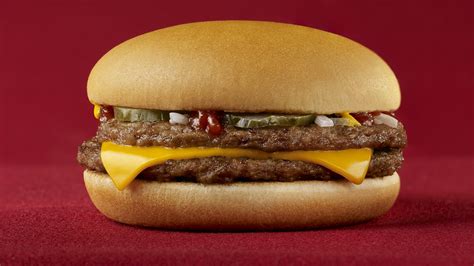 Cheese Burger Mcdonalds Food Burgers Burger Hd Wallpaper