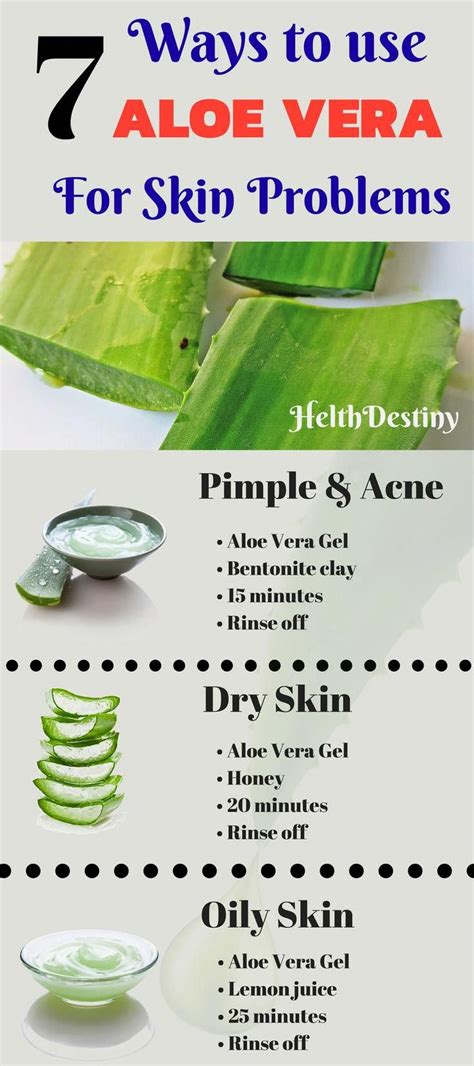 Aloe Vera Benefits For Skin And How To Use It Top Helthdestiny Aloe Vera Skin Care Aloe