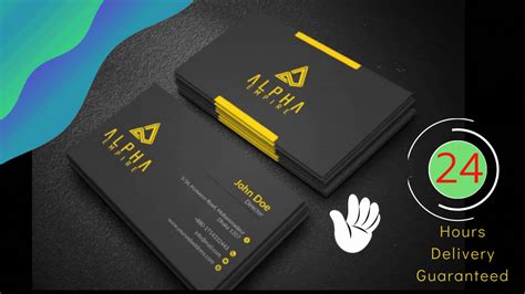 I Will Design Stunning Business Cards Within 24 Hours For 5 Listingdock