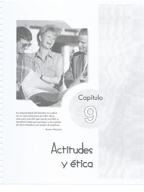 Capítulo 9 Actitudes Y Ética Pdf