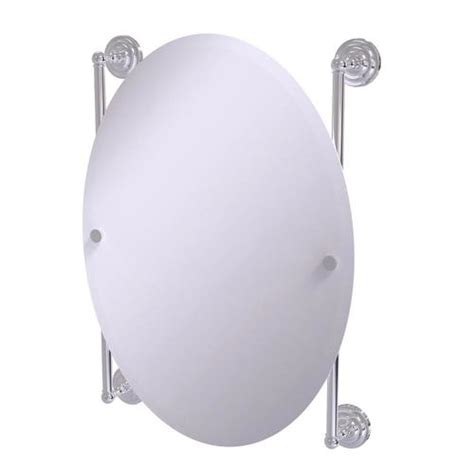 Mirror oval bath mirrors magnifying mirror bathroom mirror pink monja nail art makeup mirror in the bathroom cosmetic mirror in bath android wifi mirror white mirror stand chrome fiat garden mirror door wind. Allied Brass Que New 21-in Polished Chrome Oval Frameless ...