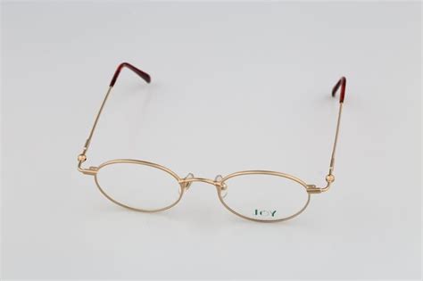 Joy G 212 Vintage 90s Gold Small Oval Eyeglasses Frames Mens Etsy In 2020 Oval Eyeglasses