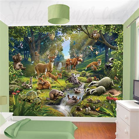 36 Woodland Mural Pics In Wallpaper