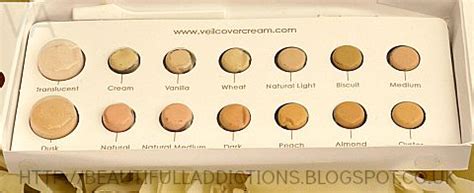 Beautiful Addictions Veil Cover Cream Sample Kit Light