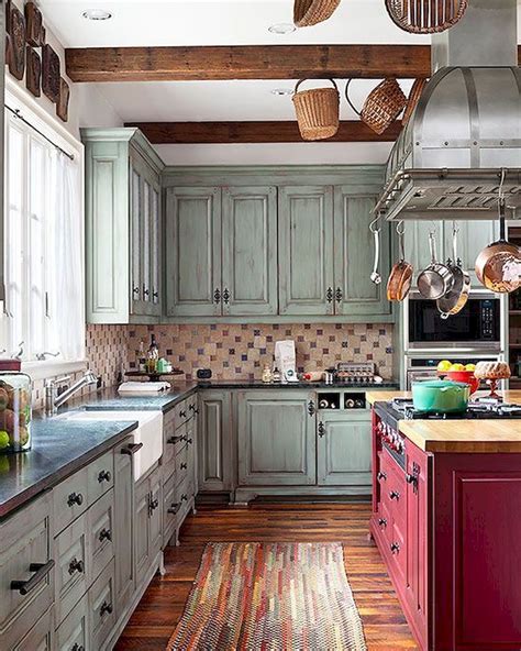 The Best Rustic Green Kitchen Ideas References