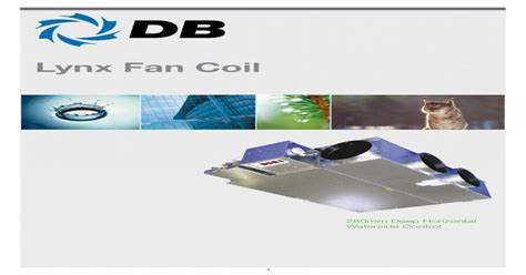 Lynx Fan Coil Bush Fan Coil · Pdf File ‘lynx Fan Coil Units Are