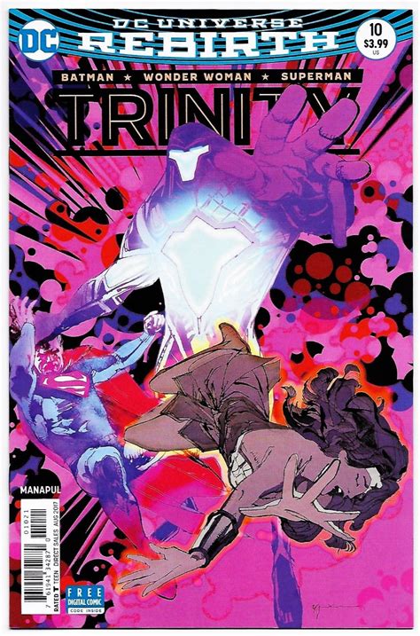 Trinity 10 Rebirth Variant Cvr Dc 2017 Nm Trinity Comics Batman