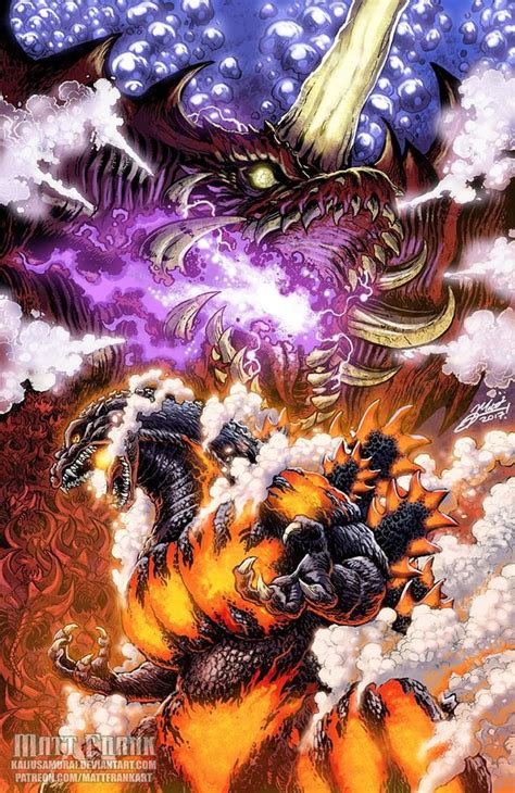 Burning Godzilla Vs Destoroyah By Matt Frank Rgodzilla