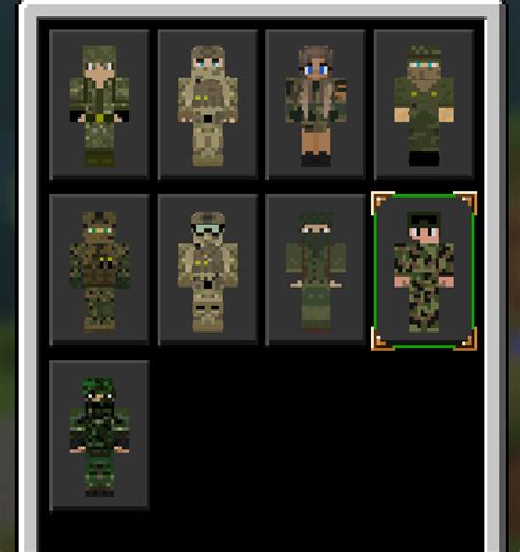 Mcpebedrock Soldiers Skin Pack Minecraft Skins Mcbedrock Forum