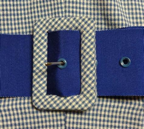 Fabric Covered Belt Buckle C Sews