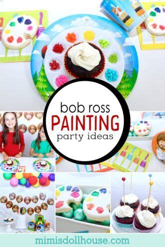 He always had the ability to somehow look like he'd messed up a masterpiece only to rescue the painting with the swish. How to Throw a Bob Ross Painting Party | Bob ross birthday ...