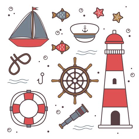 Download Nautical Element Vector 226180 - Download Free Vectors ...