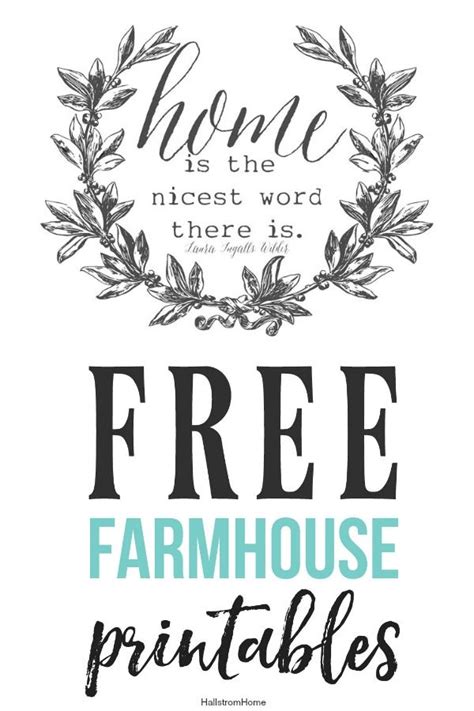 Printable Farmhouse Signs