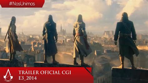 Assassin s Creed Unity Pre Roll Tráiler CGI E3 2014 YouTube