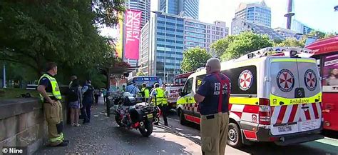 Bus Crash Sydney Commuter Hit After Vehicle Mounts Footpath At Pitt