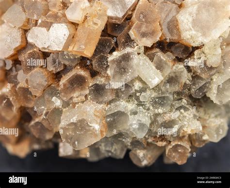 Crystals Of Aragonite Mineral Specimen Stock Photo Alamy