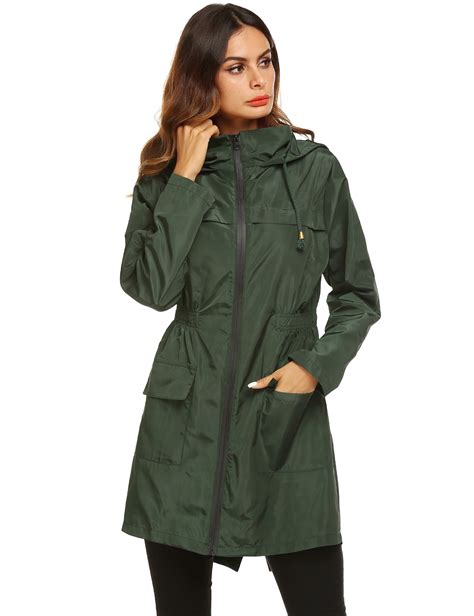 Lomon Women Waterproof Lightweight Rain Jacket