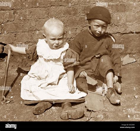 Street Urchins Victorian Period Stock Photo Royalty Free Image