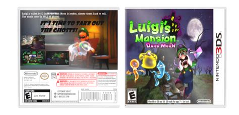 Luigi S Mansion Dark Moon Nintendo 3ds Box Art Cover By Bailey0799
