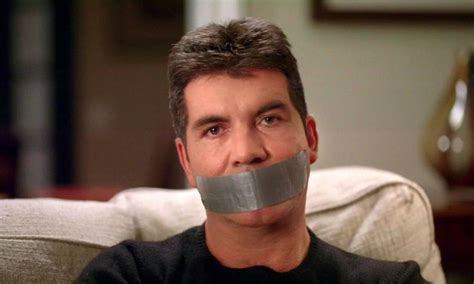 Simon Cowell Finally Silenced As His Mouth Is Duct Taped Shut Daily