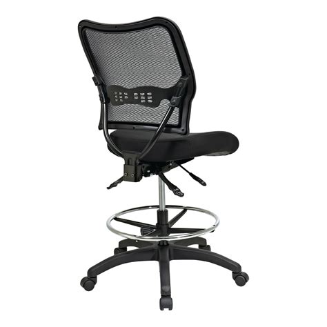 Deluxe Ergonomic Airgrid Back Drafting Chair With Mesh Seat