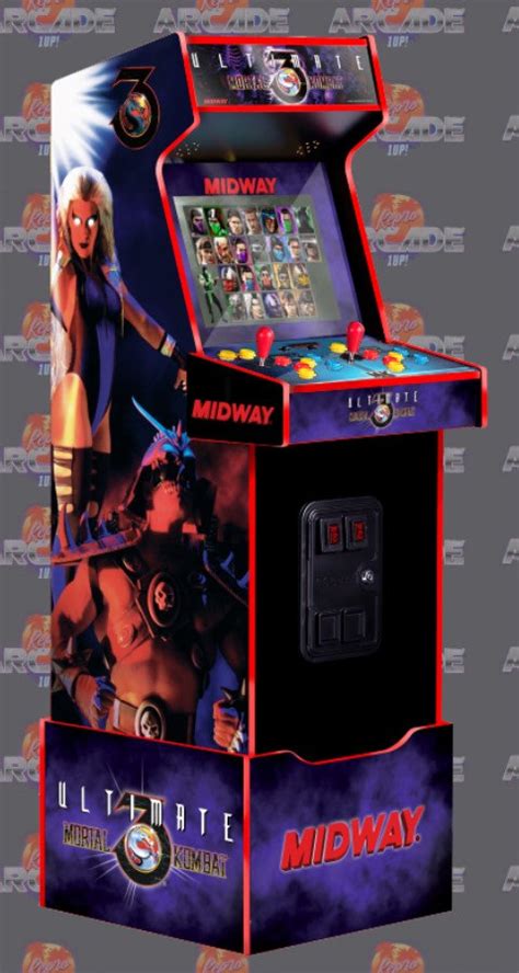 Arcade 1up Ultimate Mortal Kombat Umk3 Mk3 Skull Machine Riser Decals