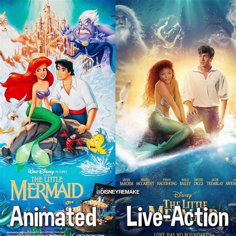 Disney Remake On Instagram “🌊 Im So Excited For The Live Action “the Little Mermaid “ Movie 🧜🏽