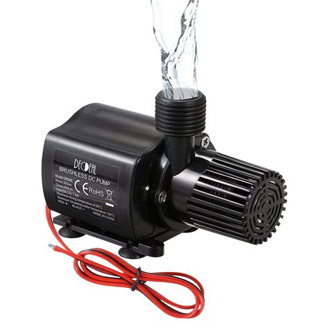 Decdeal Brushless Water Pump Ultra Quiet Dc12v Micro Brushless Water