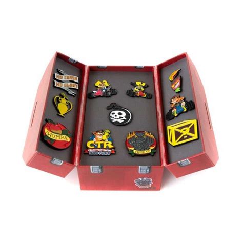 Official Crash Team Racing Nitro Fueled Toolbox Pin Set Marketplace Nerdhunters