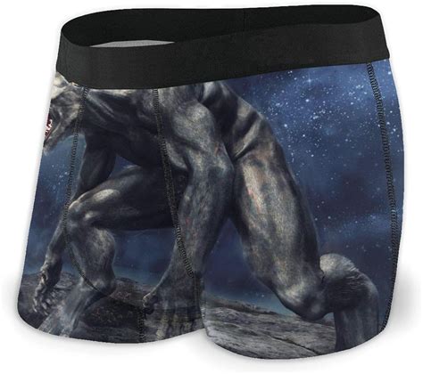 Fantasy Werewolf Full Moon Night Men S Underwear Boxer Briefs No Ride