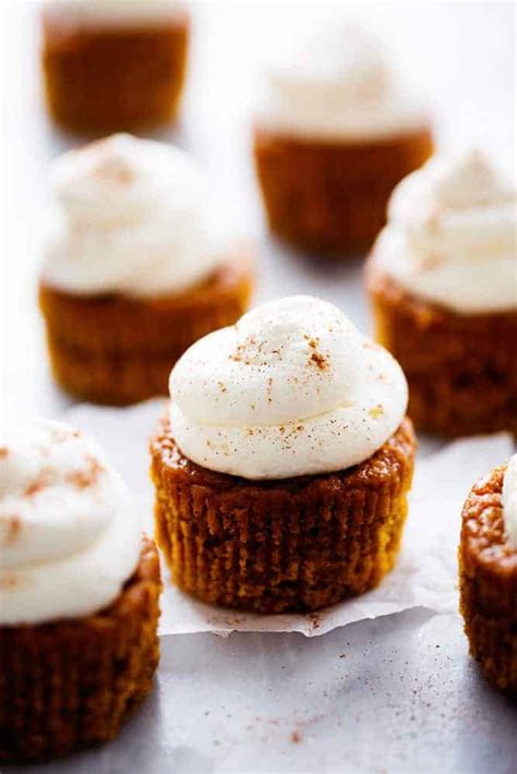 You can easily go for an extra slice at the end of dinner. Pumpkin Pie Cupcakes with Cream Cheese Whipping Cream ...