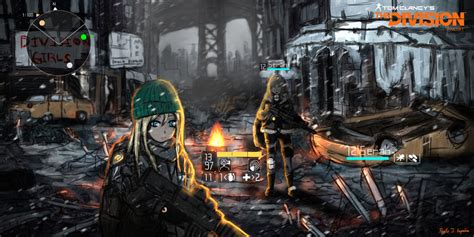 The Division Anime Girls By Daemonspades On Deviantart