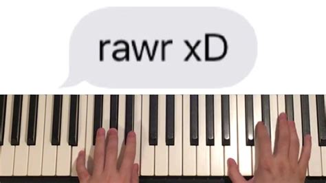 Rawr Xd Song By Kodama Boy Piano Tutorial Lesson Youtube