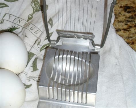 Aluminum Boiled Egg Slicer Farm Kitchen Egg Slicer Clean In Very Good Vintage Condition