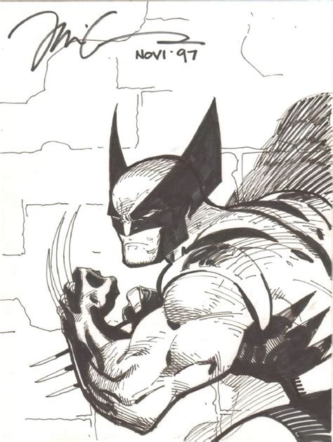 Wolverine By Jim Lee Jim Lee Art Comic Art Vintage Comic Books