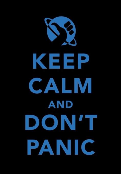 Dont Panic Keep Calm Pinterest