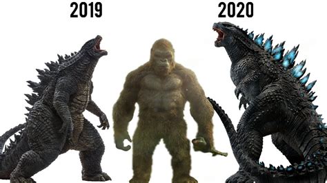 Александр скарсгард, милли бобби браун, ребекка холл и др. King Kong Vs Godzilla Size Comparison : Razmery Monstrov ...