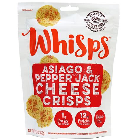 Whisps Asiago And Pepper Jack Cheese Crisps At Natura Market