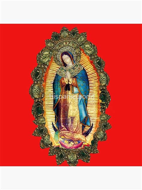 Our Lady Of Guadalupe Mexican Virgin Mary Mexico Angels Tilma Aztec Queen Of Heaven