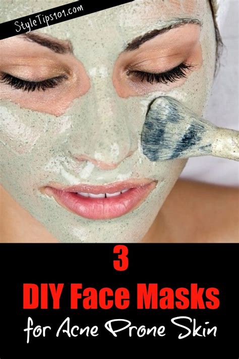 3 Diy Face Masks For Acne Prone Skin