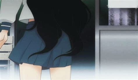 Itoshiki Rin Sayonara Zetsubou Sensei Animated Animated  00s 1girl Ass Ass Focus