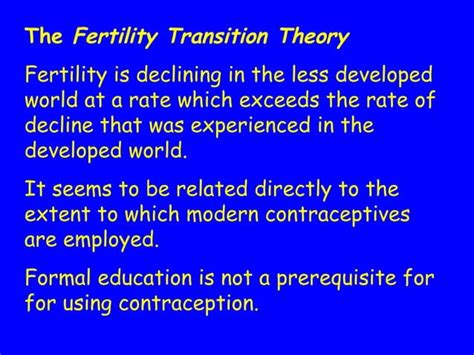 Demographic Transition Theory Ppt