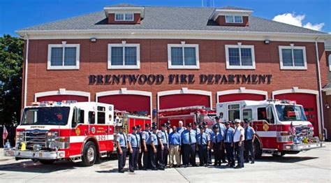 Brentwood Fire Department Volunteer Firefighter Opportunities