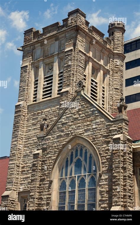 Church In The Center Of Dayton Stock Photo Alamy