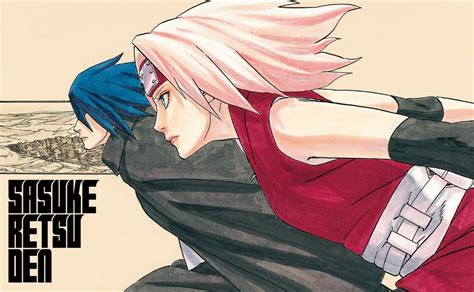 Full Official Art For A Sasuke Retsuden Novel By Masashi Kishimoto