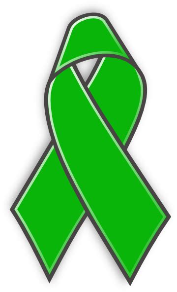 Green Awareness Ribbon Clip Art At Clker Com Vector Clip Art Online