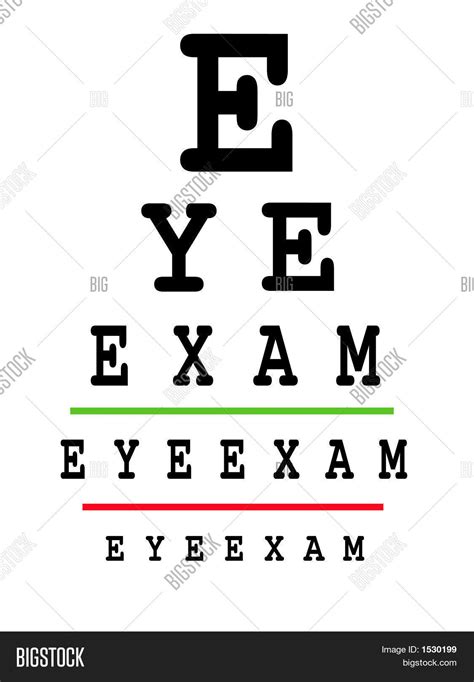 Eye Exam Chart Image And Photo Bigstock