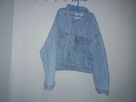 Staccato Denim Jaket Light Fesyen Wanita Pakaian Wanita Baju Luaran